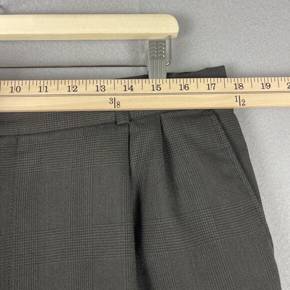 Kilburne and Finch Mens 2 Piece Suit Blazer 43R Brown Gray Plaid Pants 34x28 - Picture 13 of 16